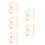 40Pièces Clips Natation Beige Emulsion Protection Avec 5