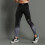 2Pcs Grey Men Running Tights Compression Sports Pants Lightweight 5