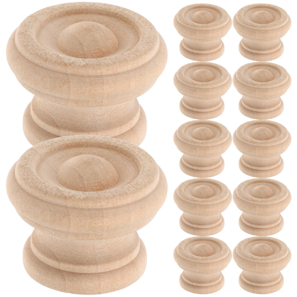 48Pcs Khaki Wood Cabinet Pulls And Knobs For Drawers And Dressers 3562893319579