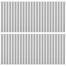 192Pièces Stickers Réfléchissants Rayons Décor Gris
