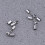 8Pièces Fermeture Bracelet Collier Durable Acier Argent Simple 10