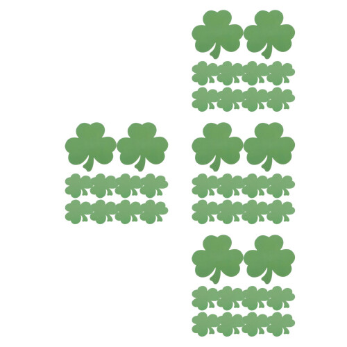 160Pièces St Patrick Trèfle Découpes Vert Artisanat Adhésif 2