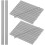 192Pièces Stickers Réfléchissants Rayons Décor Gris 3
