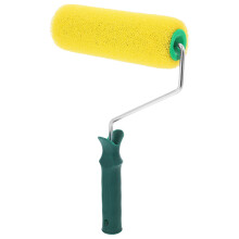 4Pcs Durable Yellow Textured Paint Rollers ABS for House Wall Painting