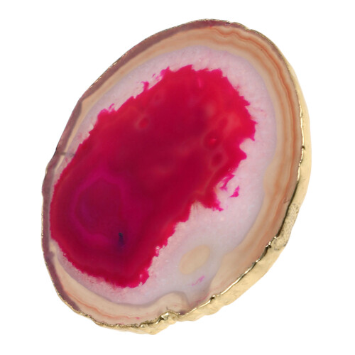 5Pcs Polished Agate Coasters Multi Color Stone Cup Mats 1