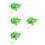 4Pcs Plastic Frog Toy Light Green Pull Along Toddler Party Decorations 8
