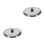 2Pcs Multi-Function Pot Cover Stainless Steel Black Household Pan Lid 5