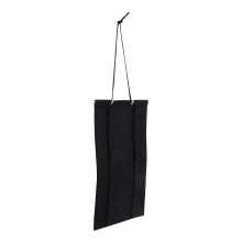 2Pcs Stylish Black Martial Arts Belt Display and Storage Organizer Bag