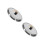 2Pcs Multi-Function Pot Cover Stainless Steel Black Household Pan Lid 2
