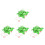 4Pcs Plastic Frog Toy Light Green Pull Along Toddler Party Decorations 6