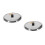 2Pcs Multi-Function Pot Cover Stainless Steel Black Household Pan Lid 4