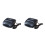 2Pcs Black Car Heating Fan Defroster Low Power Consumption Safe 4
