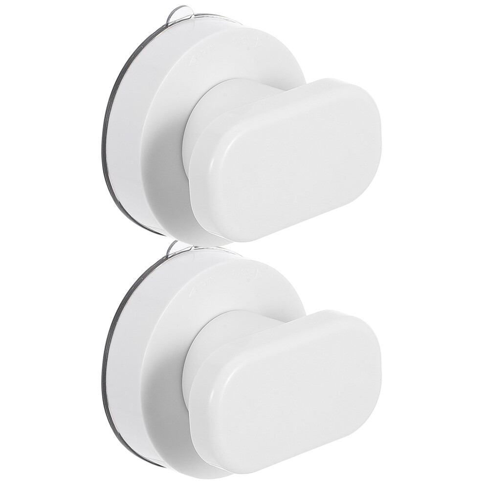 6Pcs White Abs Suction Cups For Glass Strong Grip Handles For Cabinet 3584274443222