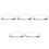 5Pcs ABS Car Front Reading Lamp Cover Silver Interior Decor 5