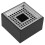 4Pcs Black Metal Ashtray Square Desktop Butt Holder for Home 2