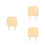 3Pcs ABS Paper Roll Dispenser Keys with Backup Beige for Home Use 6
