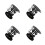 4Pcs Space-Saving Black Sunglasses Organizer with Bottom Tray 7