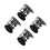 4Pcs Space-Saving Black Sunglasses Organizer with Bottom Tray 8