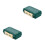 2Pcs 16-Compartment Fishing Gadget Box Green ABS Storage Tool Case 4