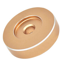 2Pcs Gold Lightweight 45 Adapter for 7 Inch Vinyl Record Player
