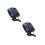 2Pcs Black Car Heating Fan Defroster Low Power Consumption Safe 8