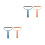 4Pcs Mini Home Hair Removing Tools Assorted Color Plastic Copper Head 8