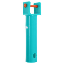 5Pcs Convenient Green Pool Handle Clips PP for Pool and Pond Cleaning