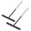 6Pièces Accessoires Spatules Crème Acier Inoxydable Noires 3