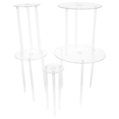 25Sets Tiered Cake Support Dowels White PP Plastic Rods for Cake Use 2