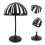5Pcs Black Plastic Freestanding Dome Cap Holder Display Rack 7