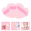 100Pcs Heart Shaped Makeup Powder Puff Pink Cosmetic Face Tools 8