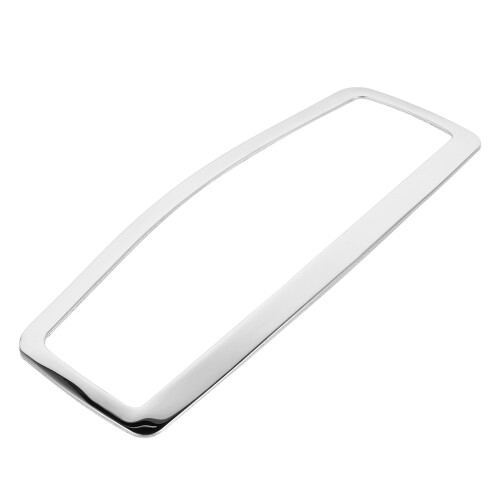 5Pcs ABS Car Front Reading Lamp Cover Silver Interior Decor