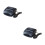 2Pcs Black Car Heating Fan Defroster Low Power Consumption Safe 5