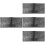4Pcs Black Car Scratch Repair Tool Wool Polyester Polishing Cloths 6