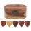 5Pcs Durable Wooden Guitar Pick Organizer with Storage Case 1