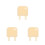 3Pcs ABS Paper Roll Dispenser Keys with Backup Beige for Home Use 7