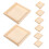 16Pcs Sturdy Beige Wood Puzzle Organizer and Sorting Trays 3