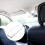 5Pcs ABS Car Front Reading Lamp Cover Silver Interior Decor 9
