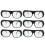 30Pcs Durable Clear Welding Protective Glasses Comfortable Fit Eyewear 3