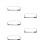 5Pcs ABS Car Front Reading Lamp Cover Silver Interior Decor 4