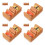 4Pcs Smooth Polished Wood Sushi Stand Reusable Serving Rack 6