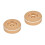 2Pcs Gold Lightweight 45 Adapter for 7 Inch Vinyl Record Player 9