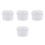 4Pcs Sleek White Plastic Travel Retainer Braces Storage Case 9