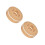 2Pcs Gold Lightweight 45 Adapter for 7 Inch Vinyl Record Player 6