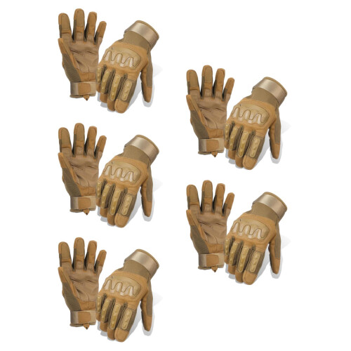 5Paires Étanches Homme Marron Touchscreen Outdoor 2
