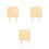 3Pcs ABS Paper Roll Dispenser Keys with Backup Beige for Home Use 8