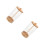 2Pcs Acrylic Straw Storage Container with Wood Lid for Countertop Use 9