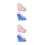 4Pcs Figure Skate Pouch Assorted Color Durable Tote for Kids Storage 8