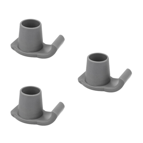 3Pcs Walker Slides Grey Durable Tpr PP Anti-Slip Replacement 2