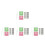 4Sets Assorted Color Smartphone Speaker Protector Mesh for Home Use 7
